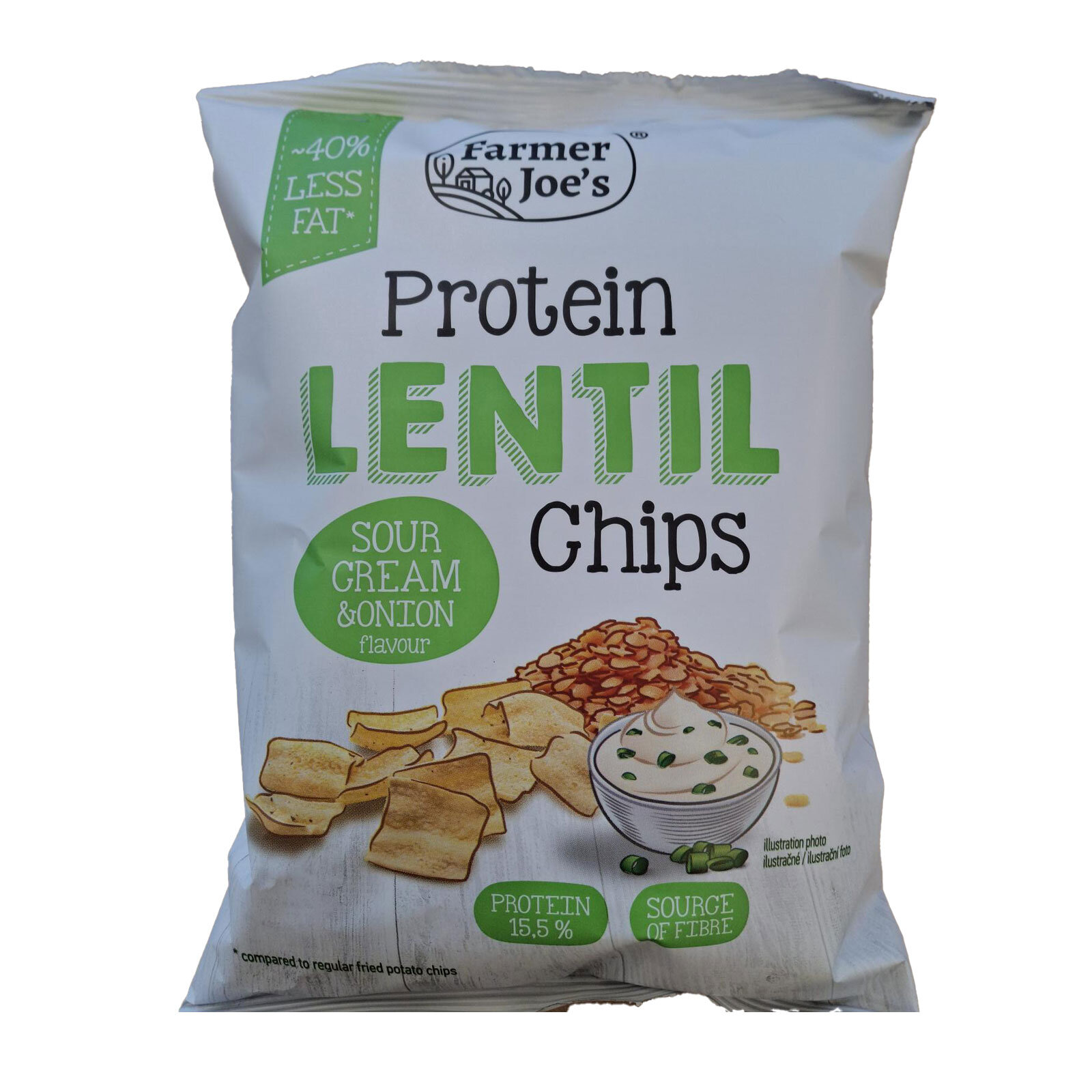 Farmer Joe's chips sour cream & onion 55 g
