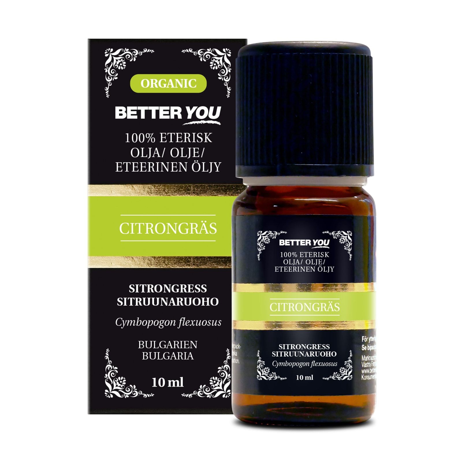 Better You Sitrongressolje Øko Eterisk 10 ml