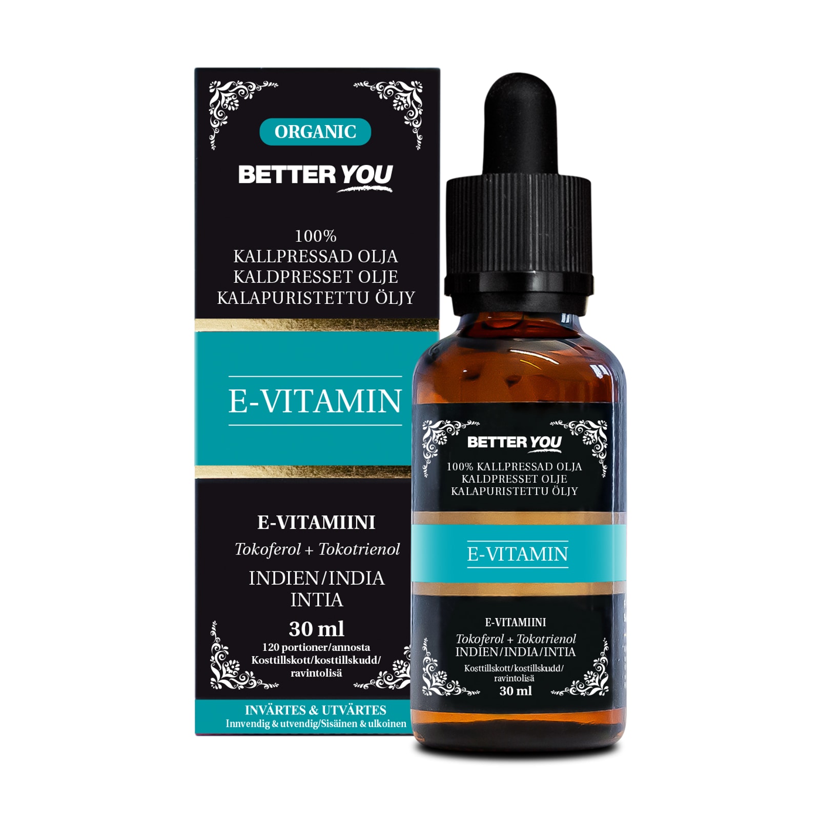 Better You E-Vitamin Olje Øko Kaldpresset 30 ml