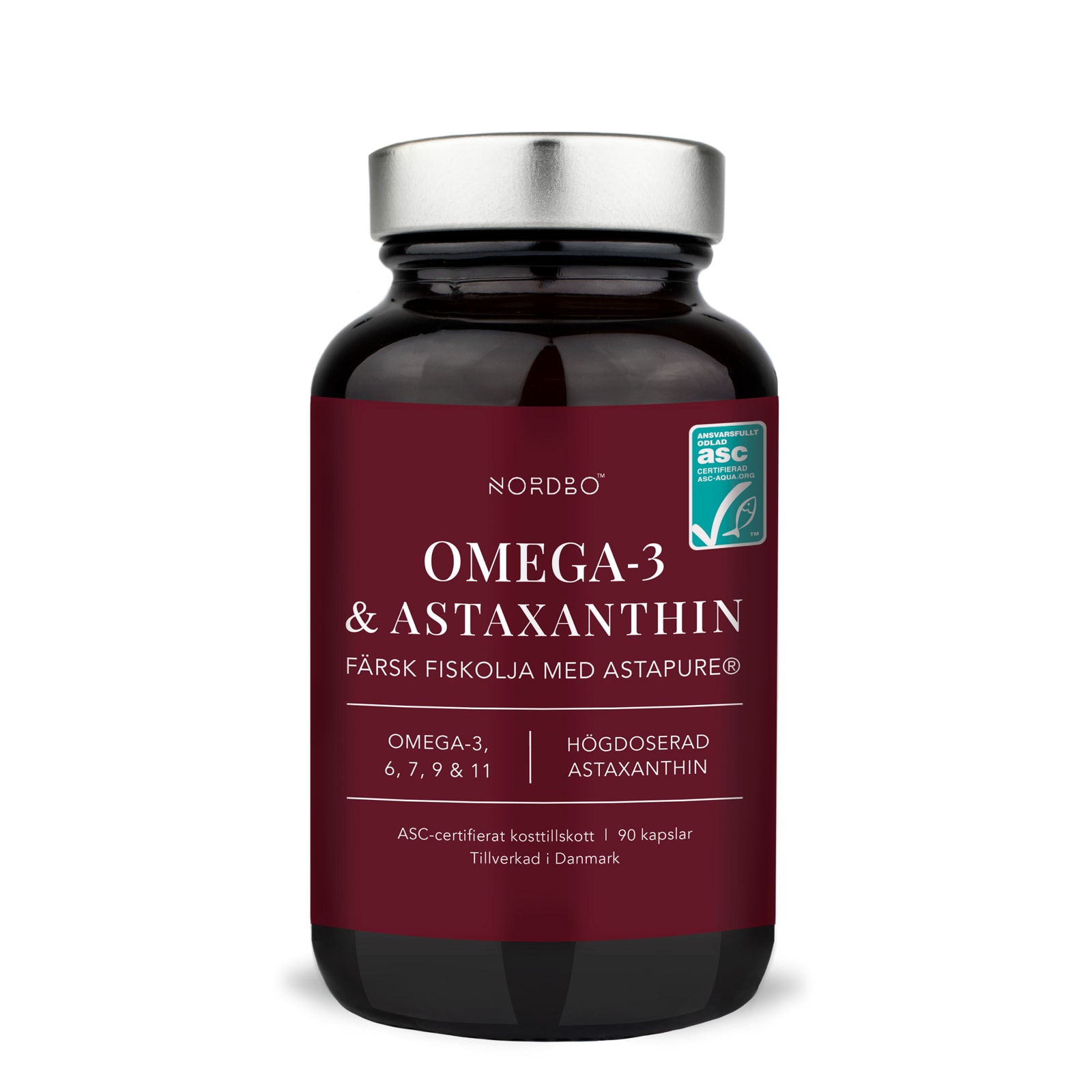 Nordbo Omega-3 & Astaxanthin 90 kpsl
