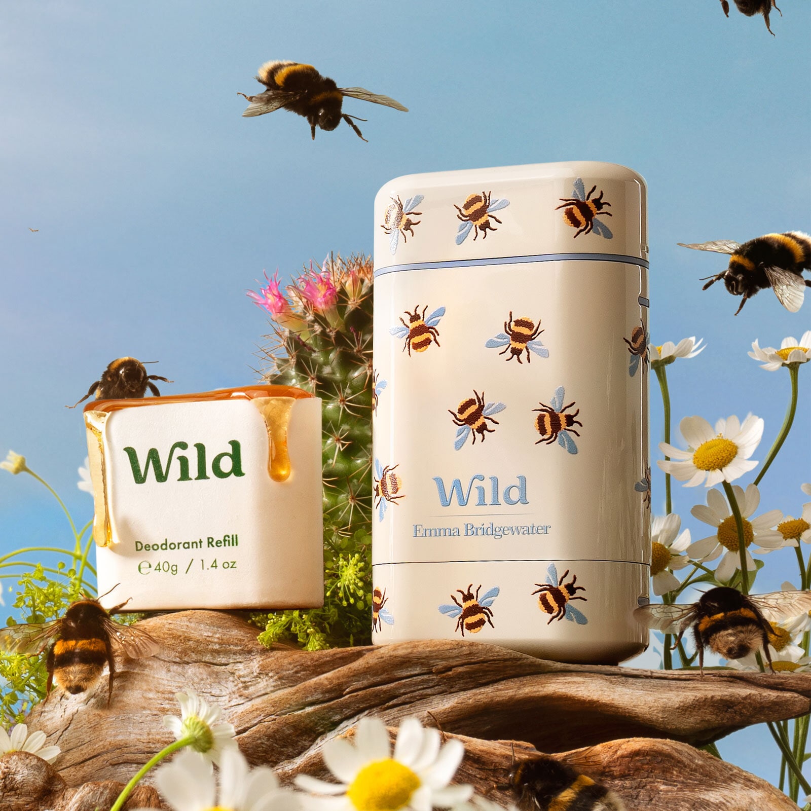 Wild Deo Bee Case Honey Cactusflower