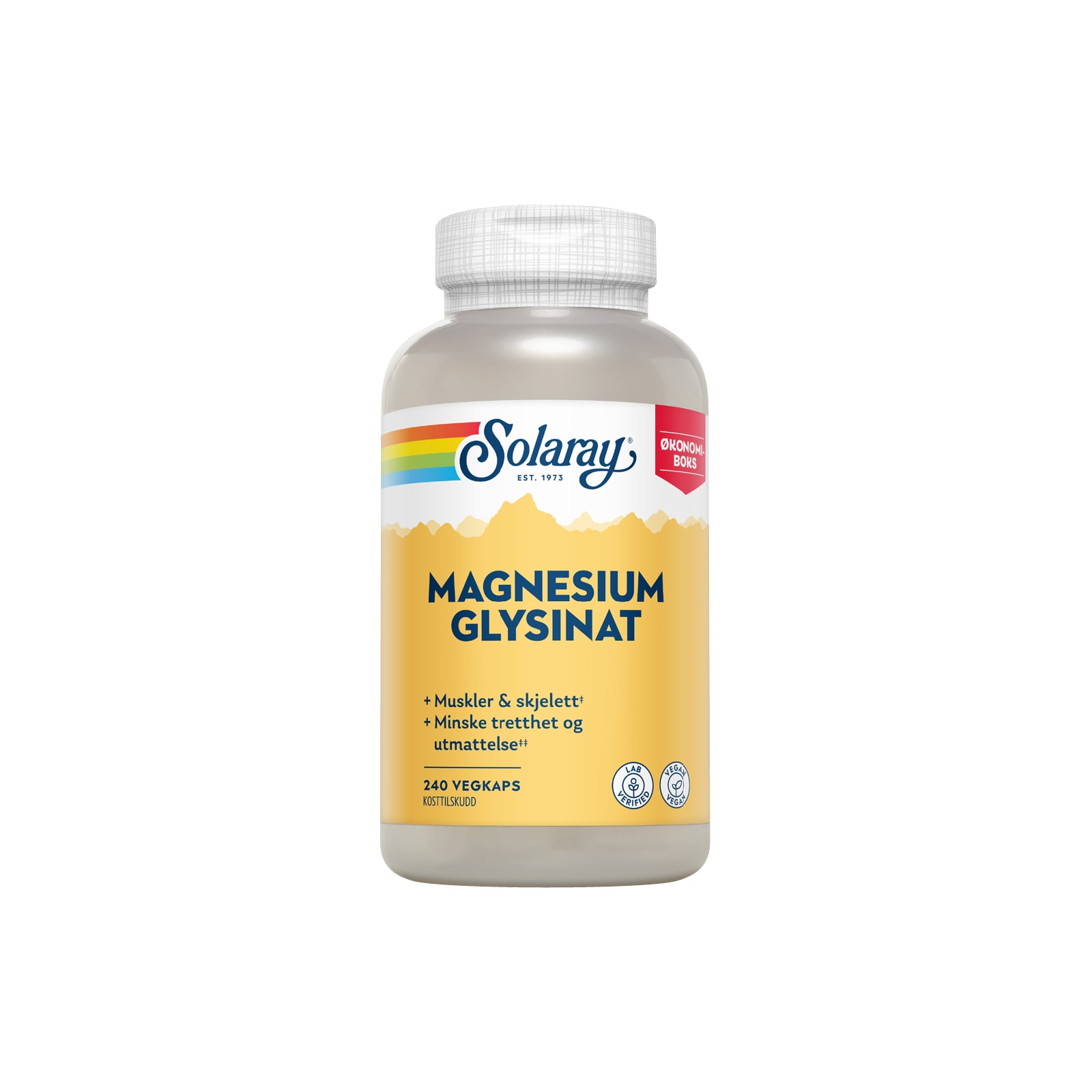 Solaray Magnesium Glysinat 240 kpsl