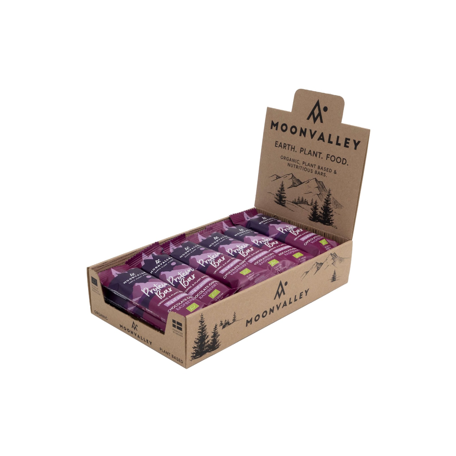 MOONVALLEY PROTEIN BAR - RASPBERRY CHOCOLATE