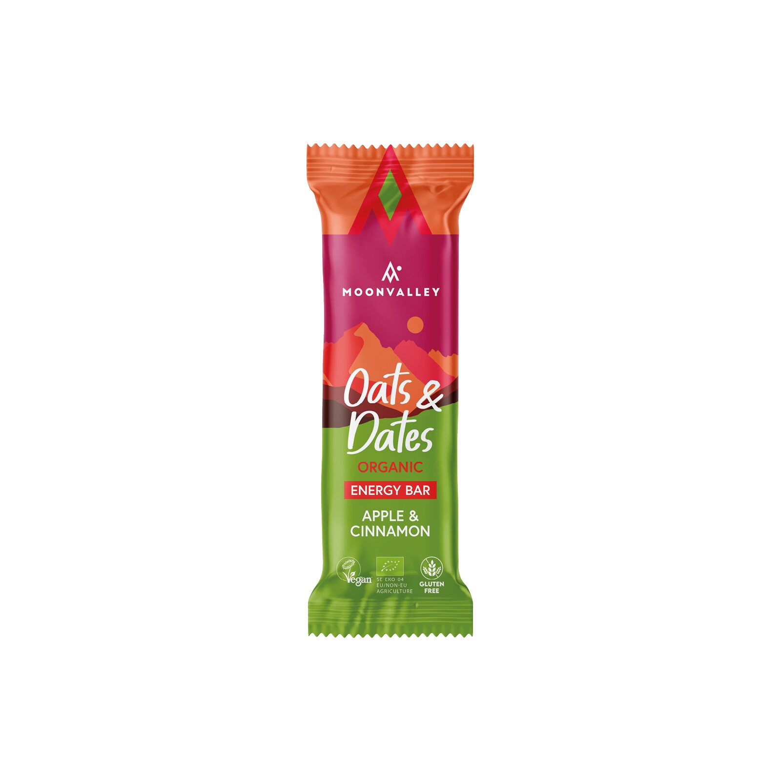 MOONVALLEY ORGANIC OATS & DATES BAR APPLE & CINNAM