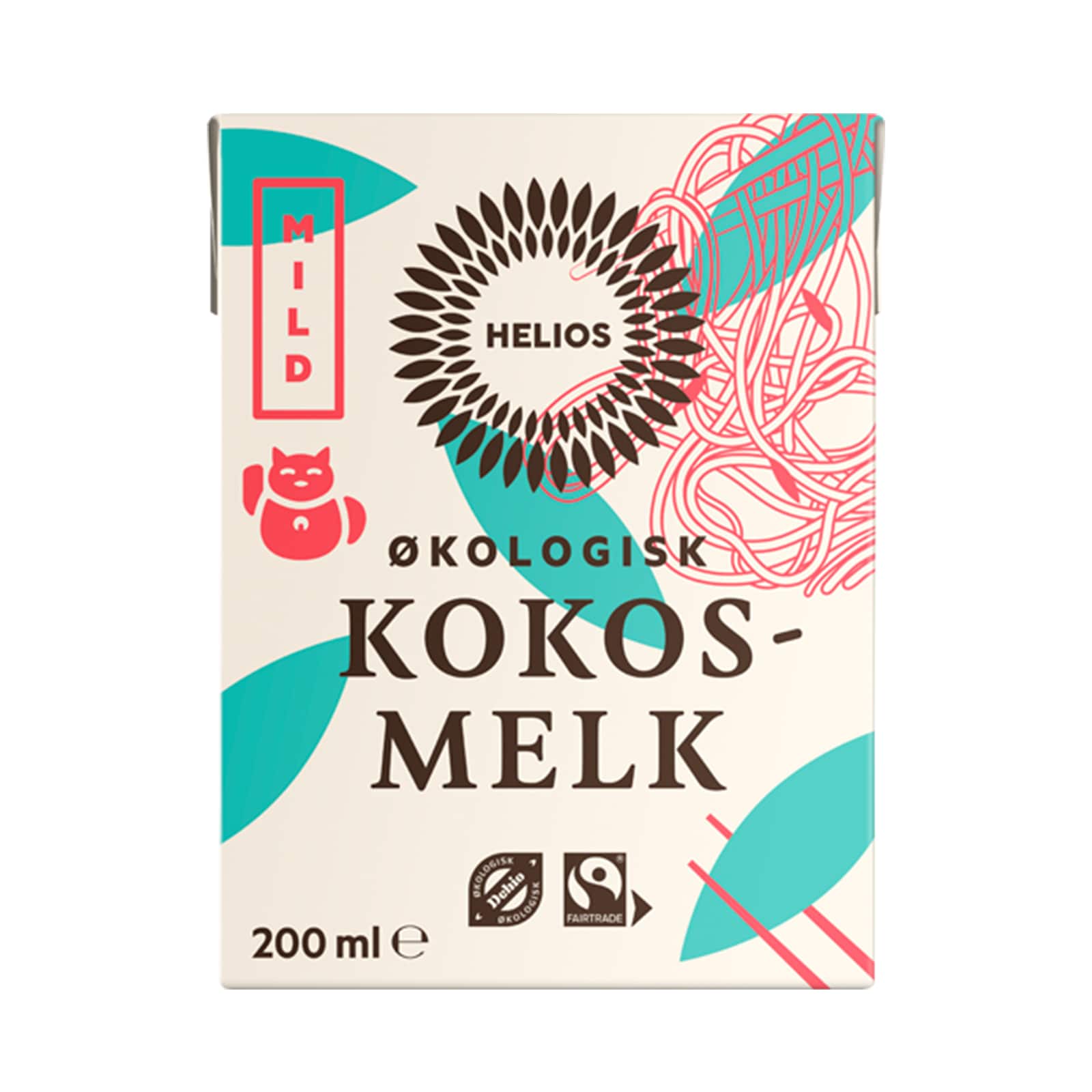 Helios kokosmelk økologisk