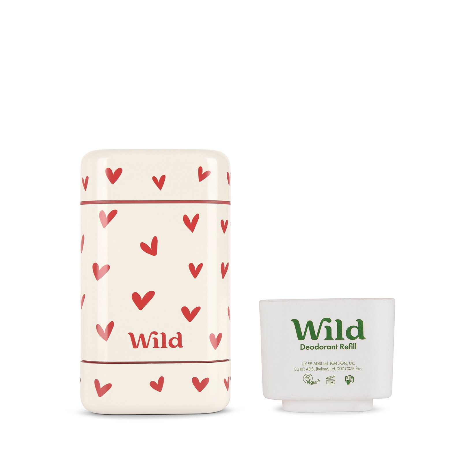 Wild Deo stick heart case Pink grapefruit Lime