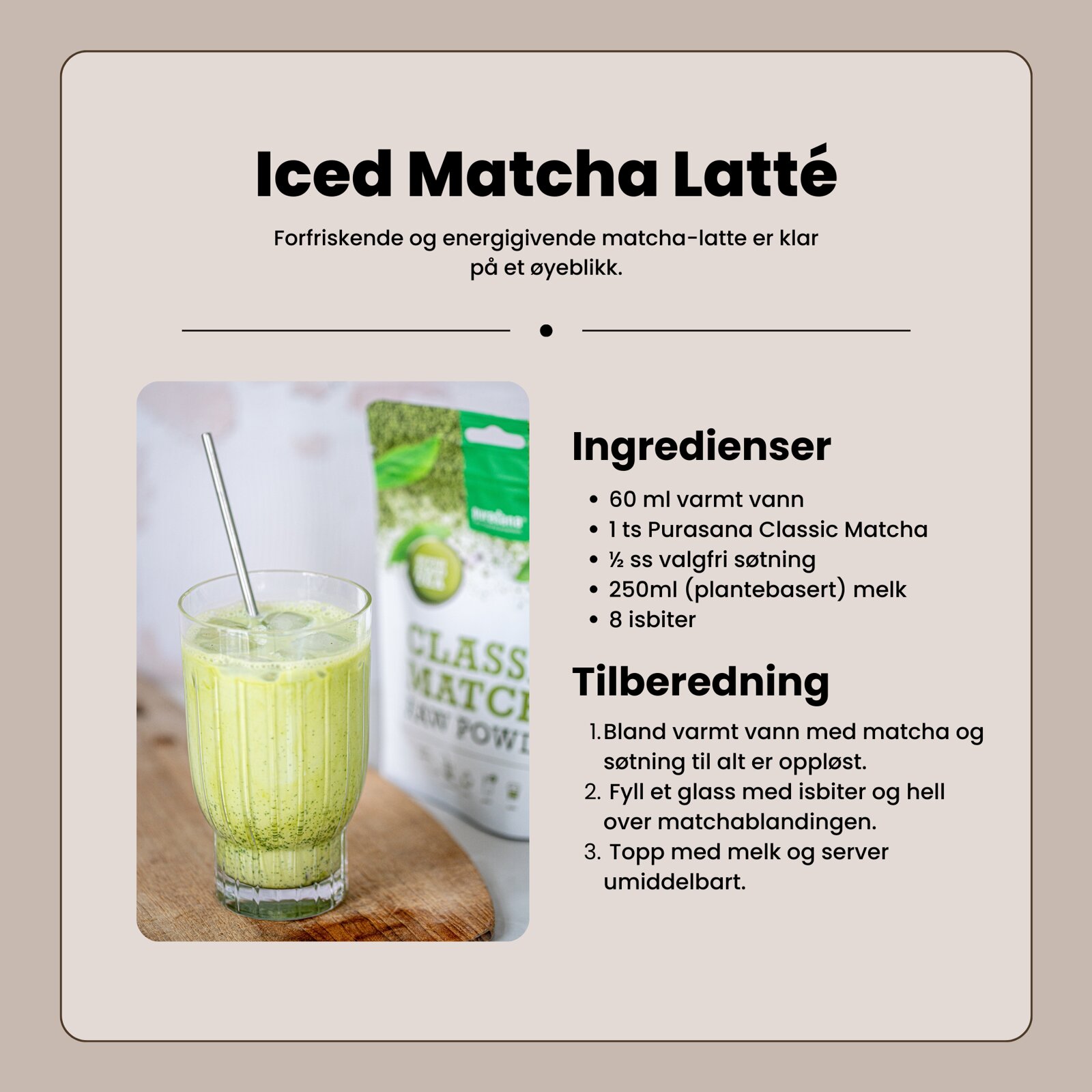 Purasana Matcha Classic Powder