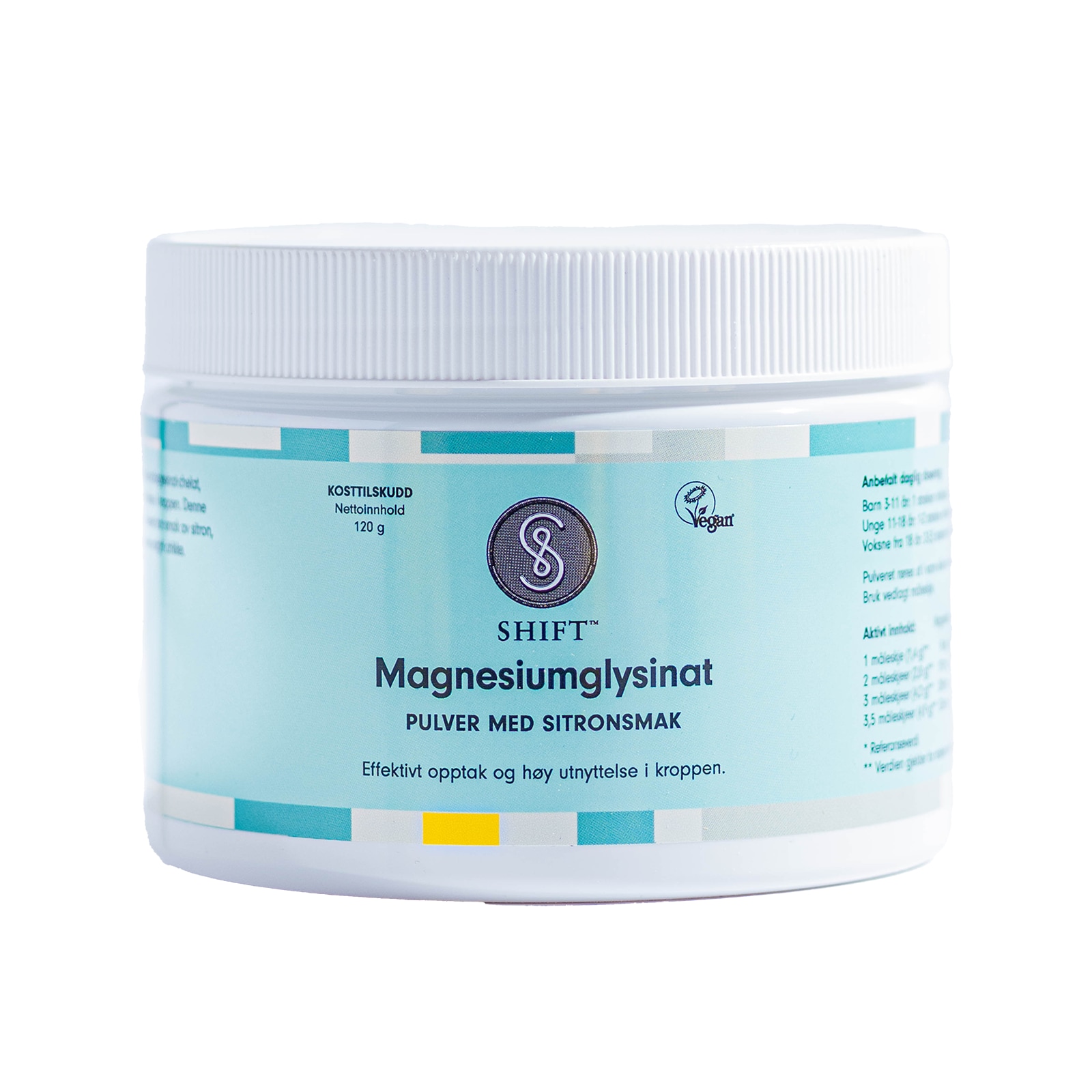 SHIFT™ Magnesiumglysinat Pulver Sitron