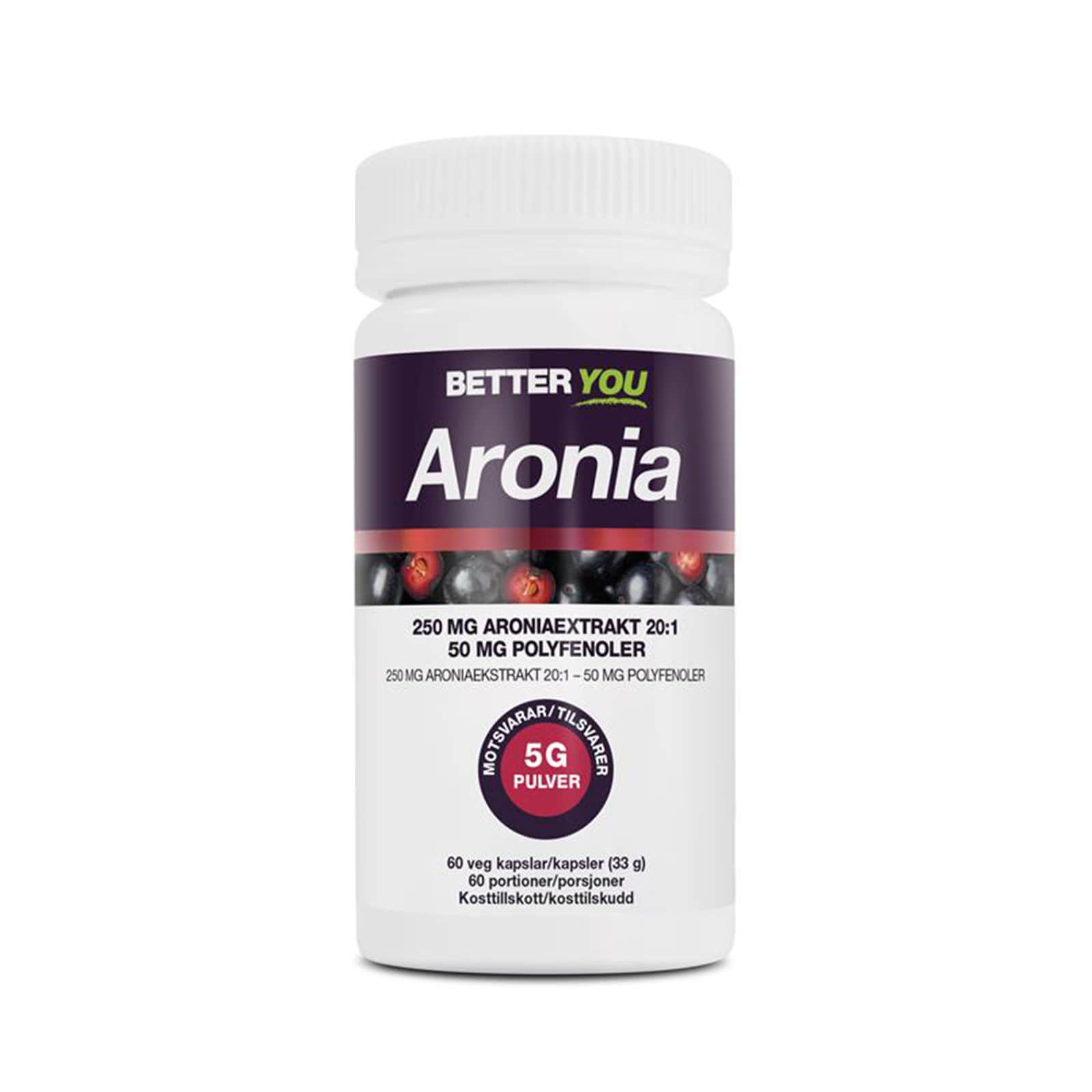 Better you Aronia 60 kapslar