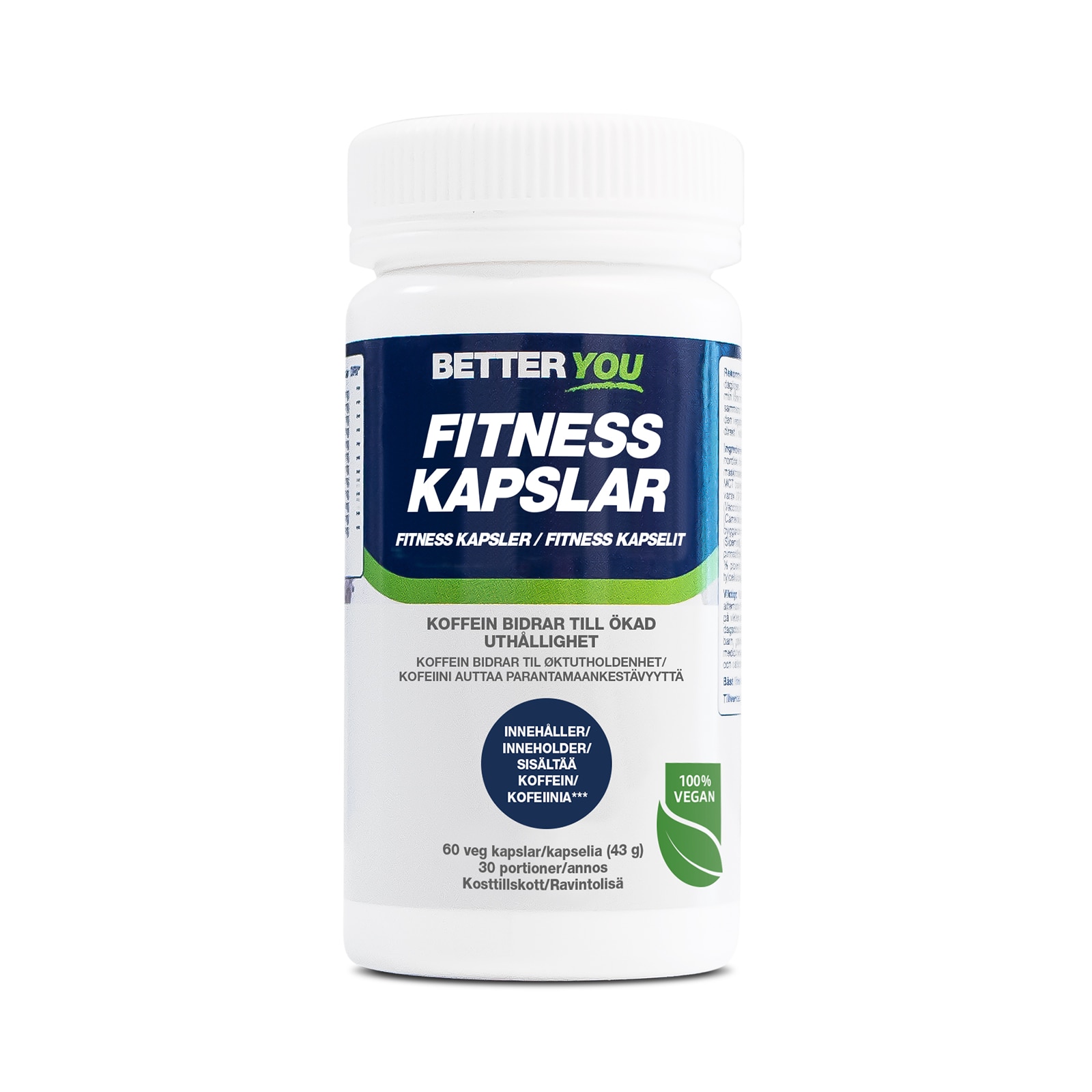 Better You Fitness kapsler med koffein
