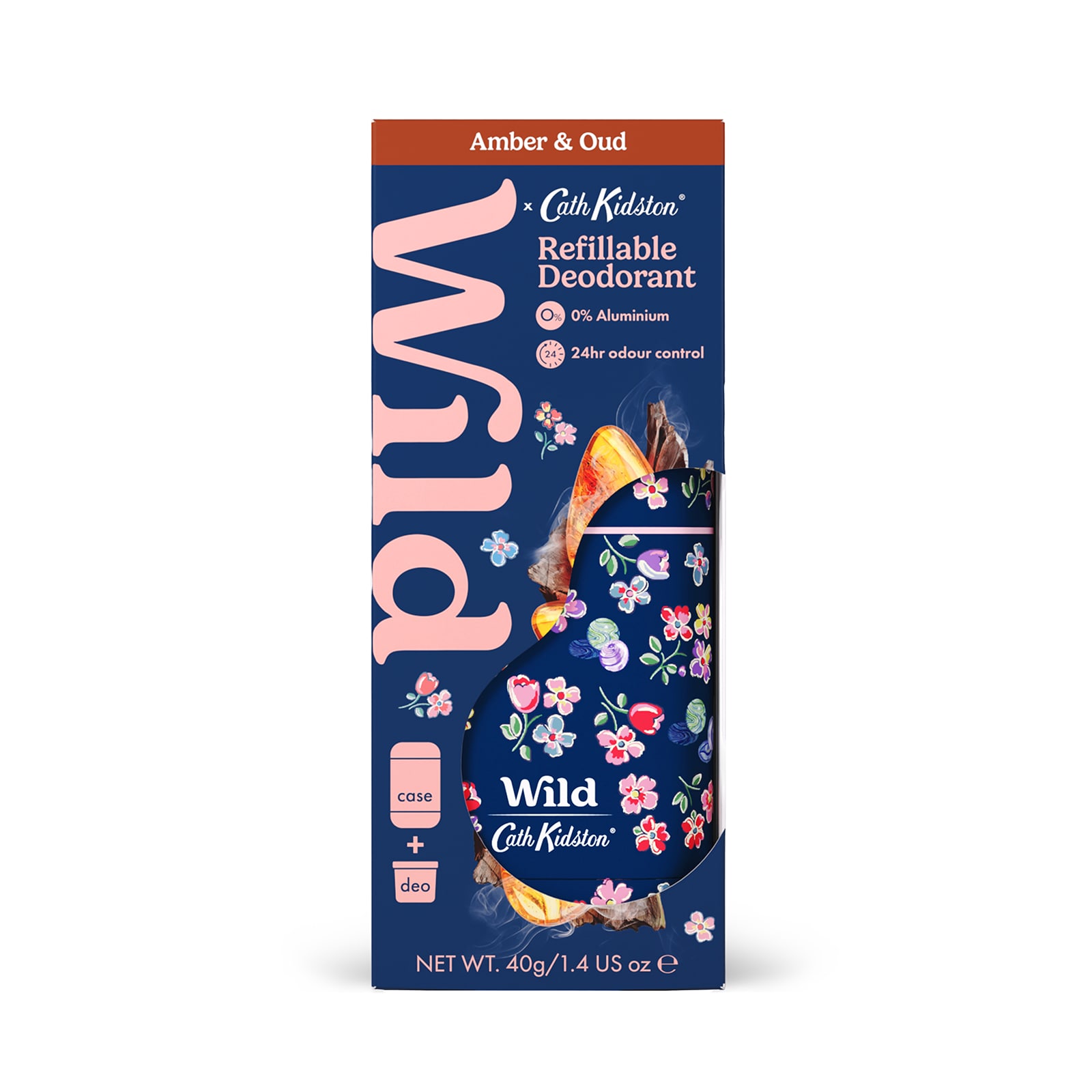 Wild Deo Stick Marble Ditsy case Amer oud