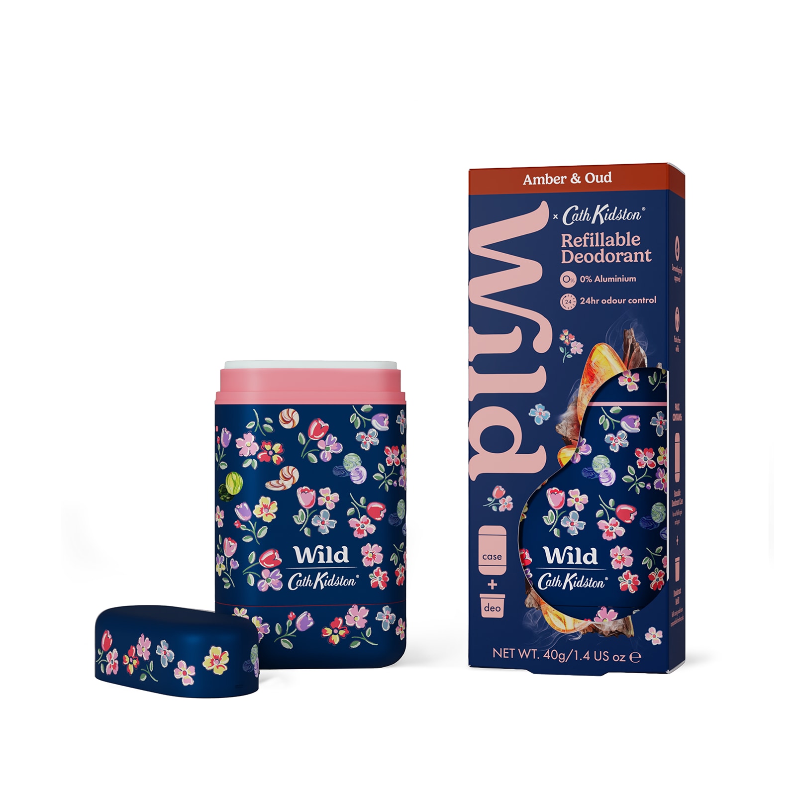 Wild Deo Stick Marble Ditsy case Amer oud
